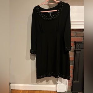 I.N.C (International concepts xl black dress midi, great party dress/ fancy!